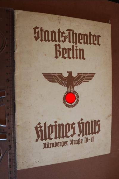 Programmheft - Staats-Theater Berlin - Kleines Haus  1941